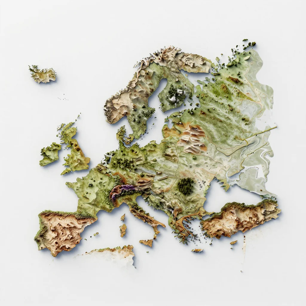 Godby, Aland Islands - 3D Topographic Godby, Aland Islands 3D Topographic