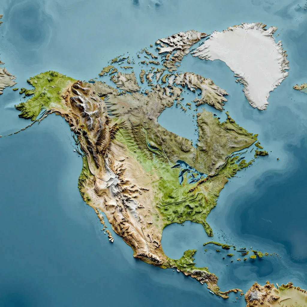 Greenland, Barbados Topographic Map