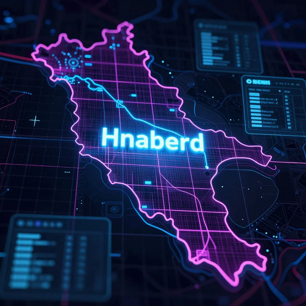 Hnaberd, Armenia Cyberpunk Map