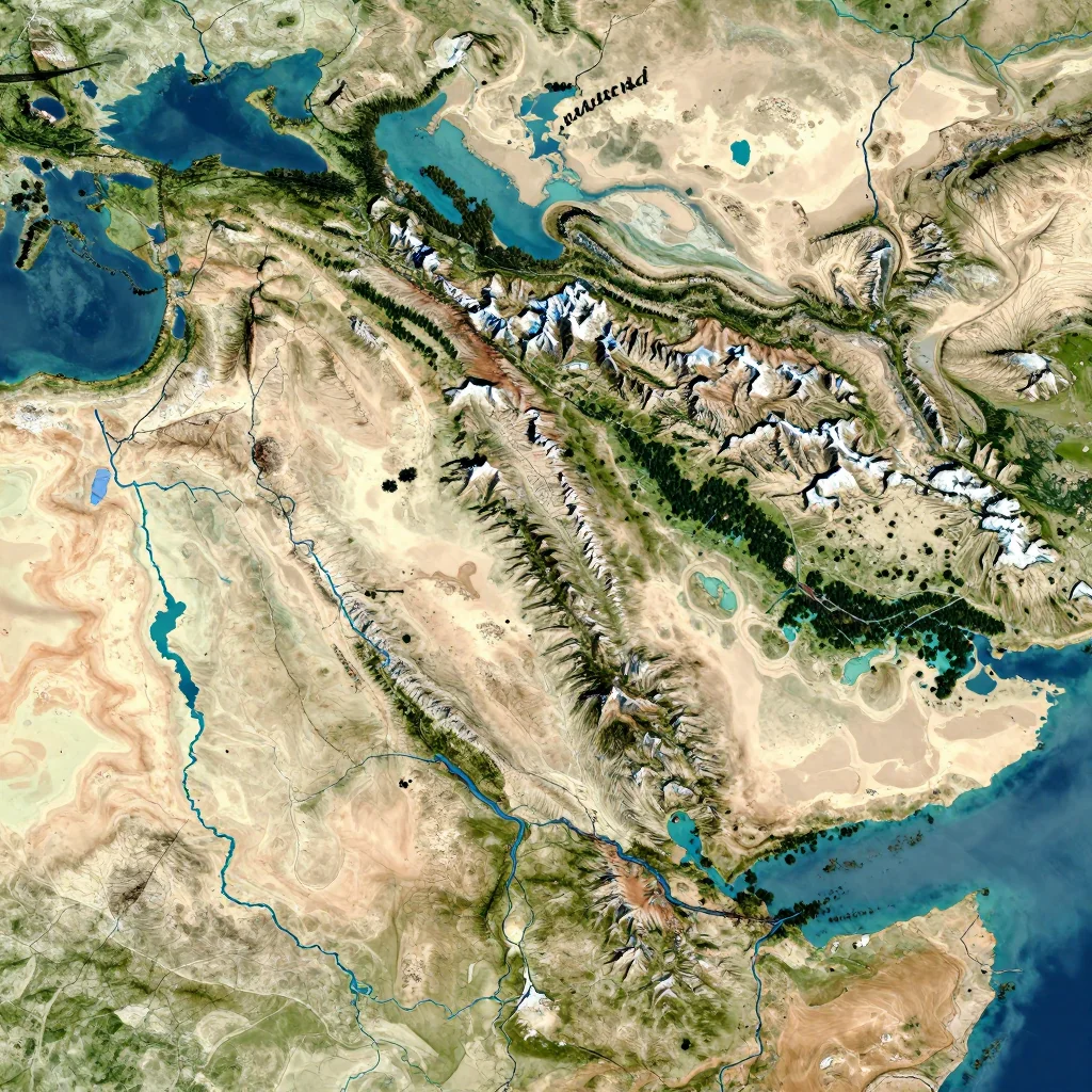 Hnaberd, Armenia - Physical Geography Map Hnaberd, Armenia Physical Geography Map