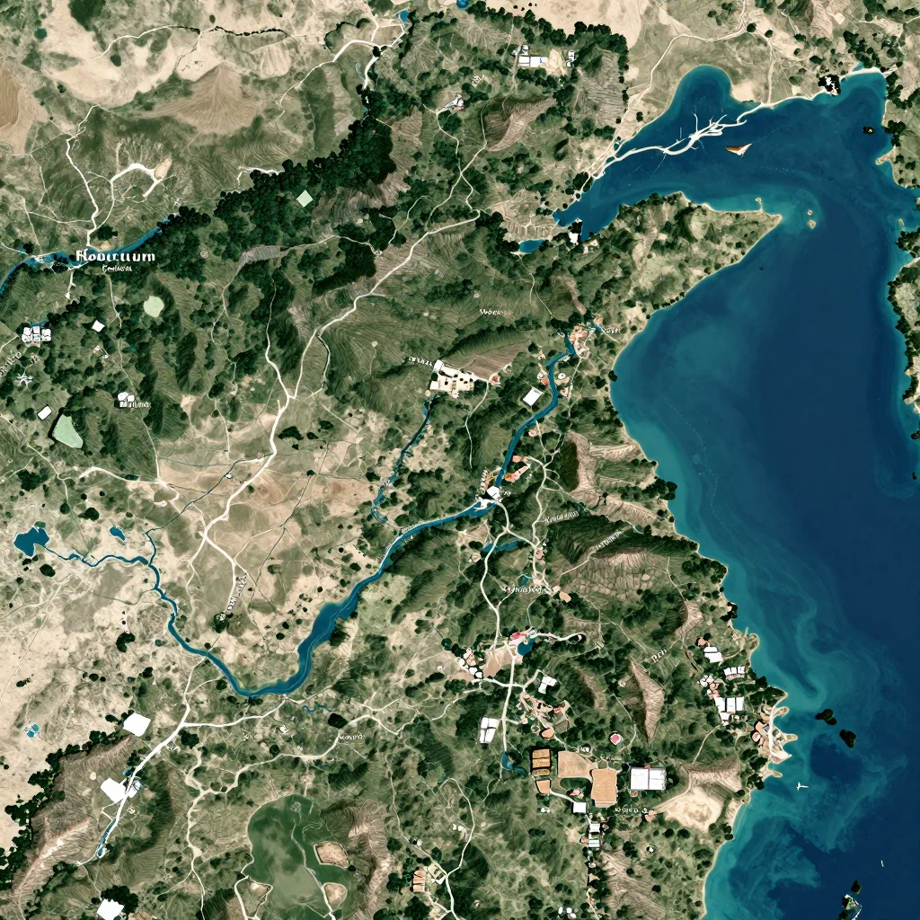 Holetown, Barbados - Physical Geography Map Holetown, Barbados Physical Geography Map