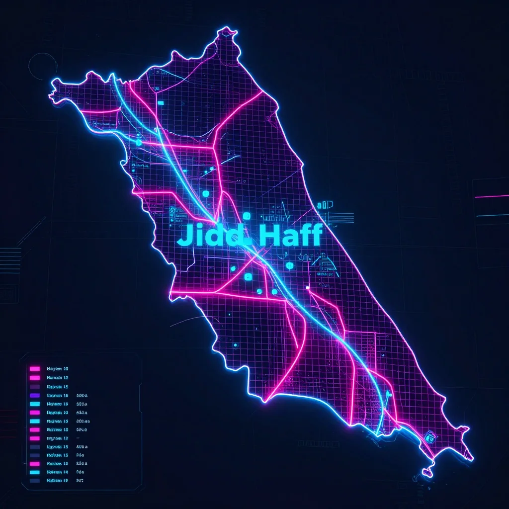 Jidd Ḩafş, Bahrain Cyberpunk Map