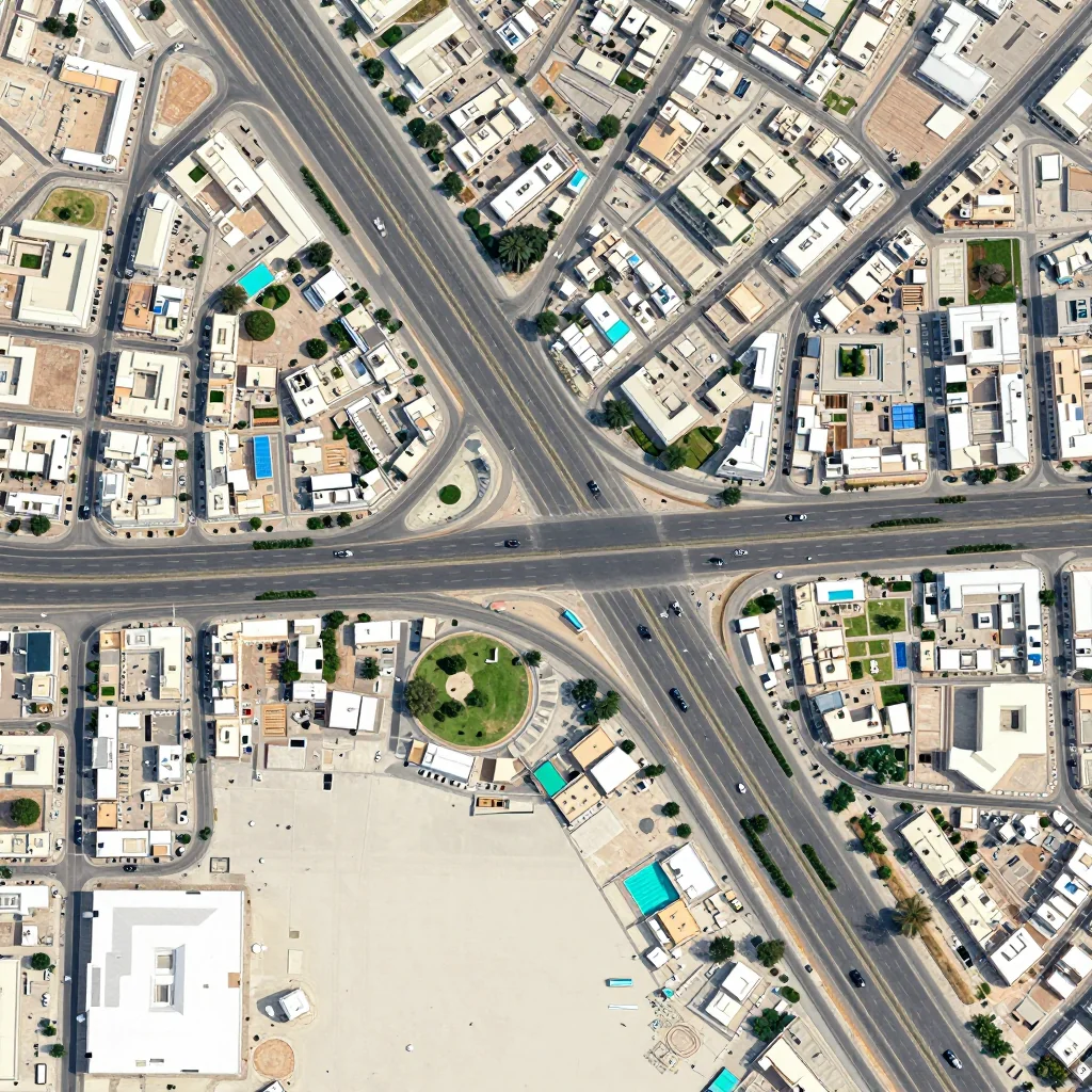 Jidd Ḩafş, Bahrain Street Map