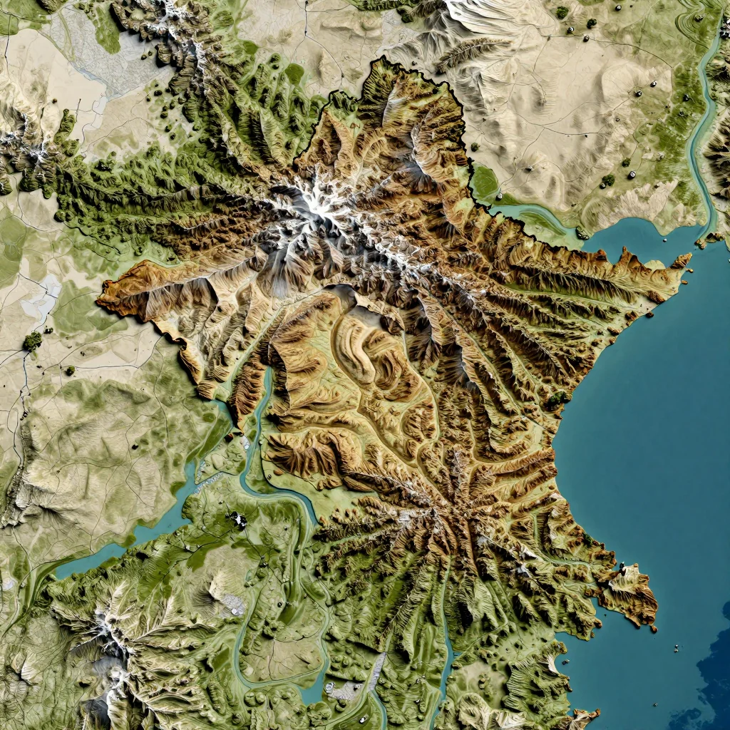 Karbi, Armenia - Topographic Map Karbi, Armenia Topographic Map