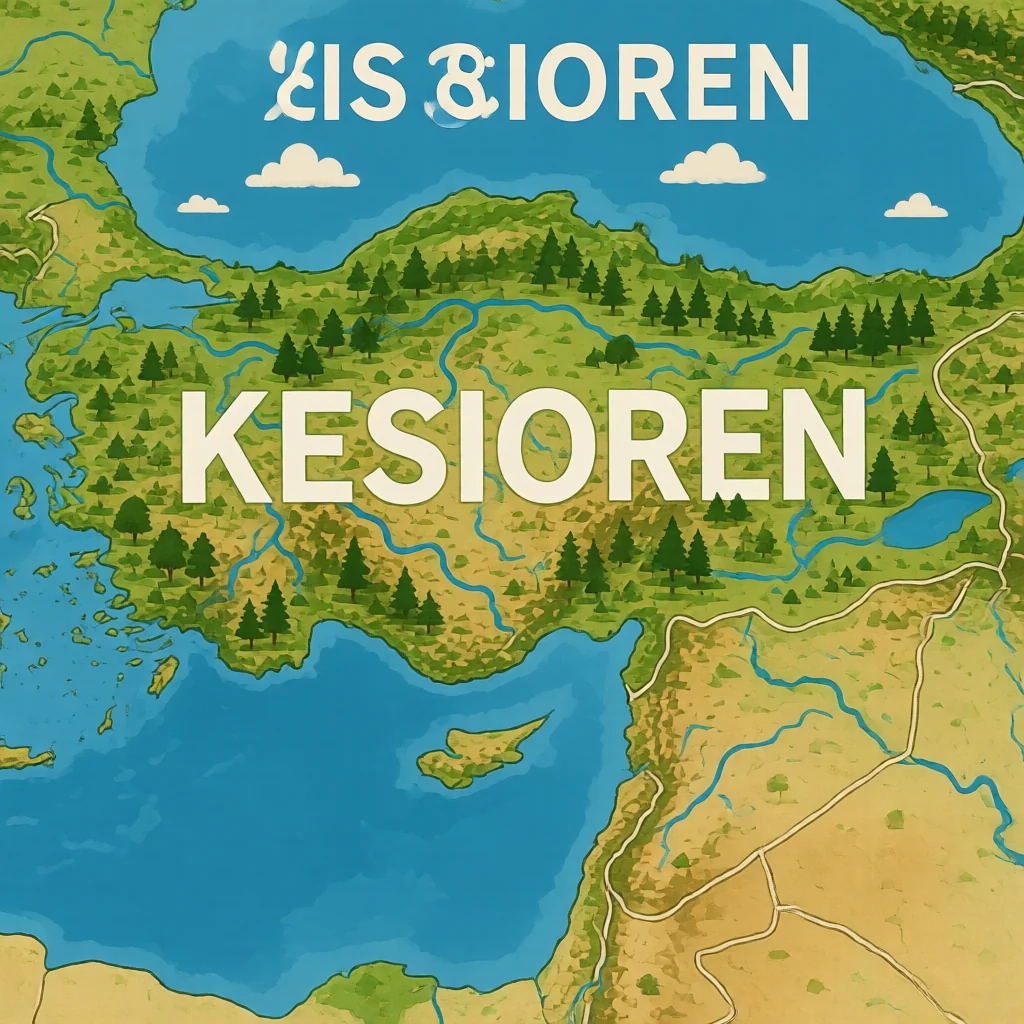 Kecioren Ankara Physical Geography Map - Natural Features