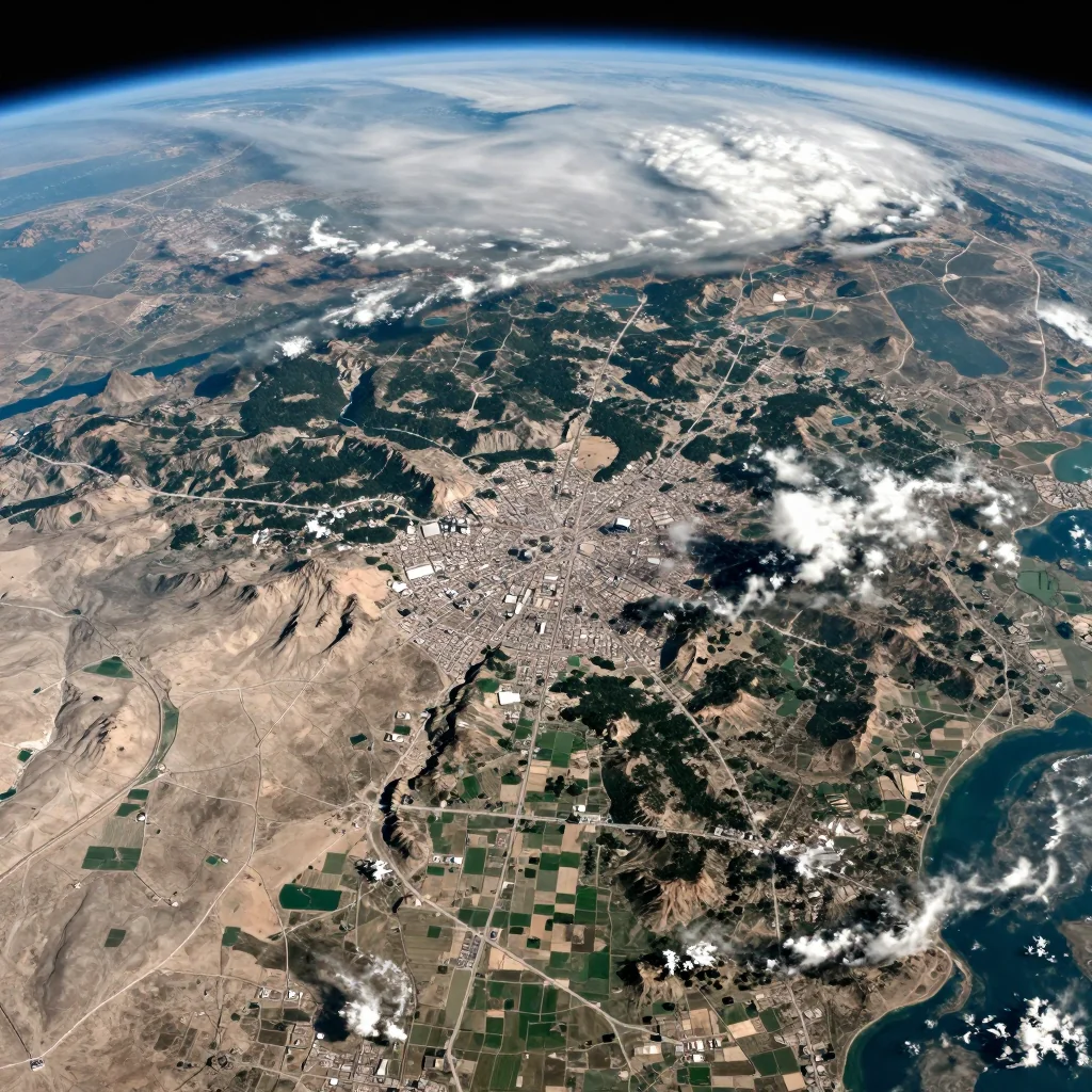 Khandūd Afghanistan Satellite View - High Resolution from Space