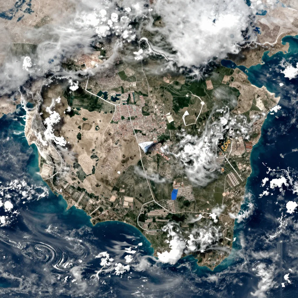 Khemis Miliana, Algeria Satellite View