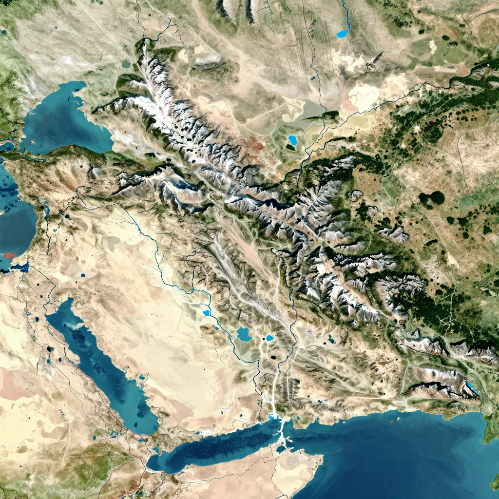 Khirdalan, Azerbaijan Physical Geography Map