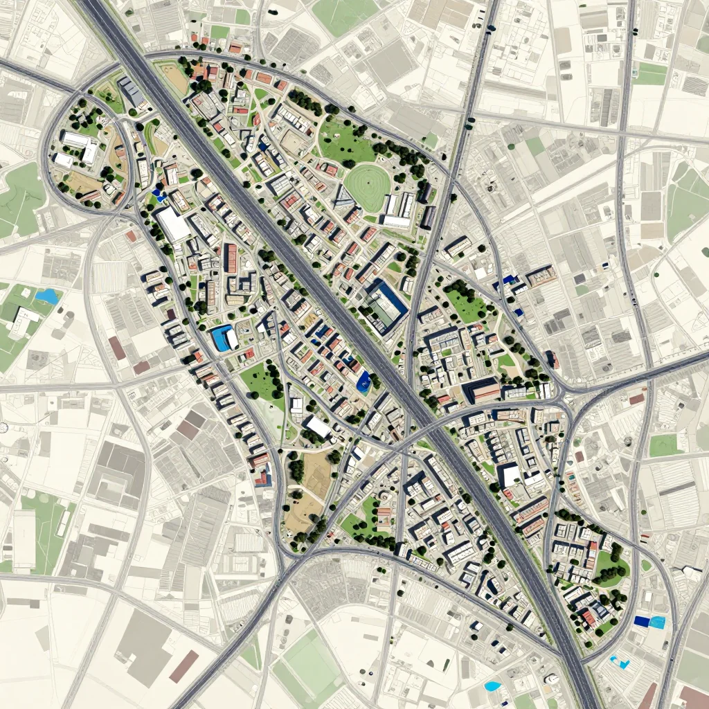 Khirdalan, Azerbaijan Street Map