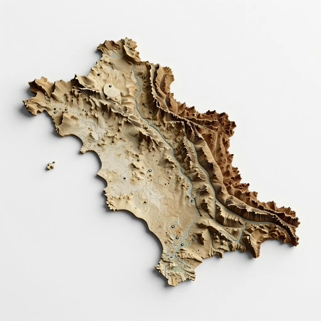 Khirdalan, Azerbaijan 3D Topographic
