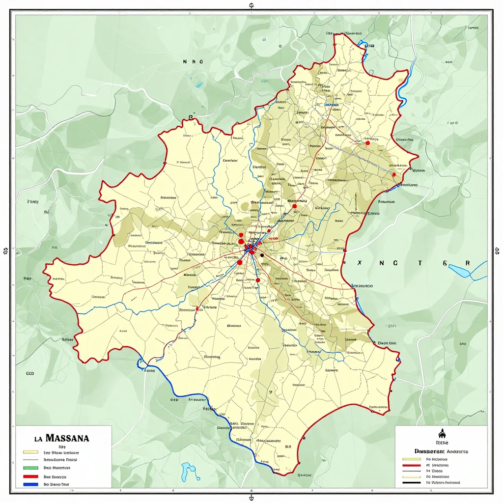 la Massana, Andorra Political Map