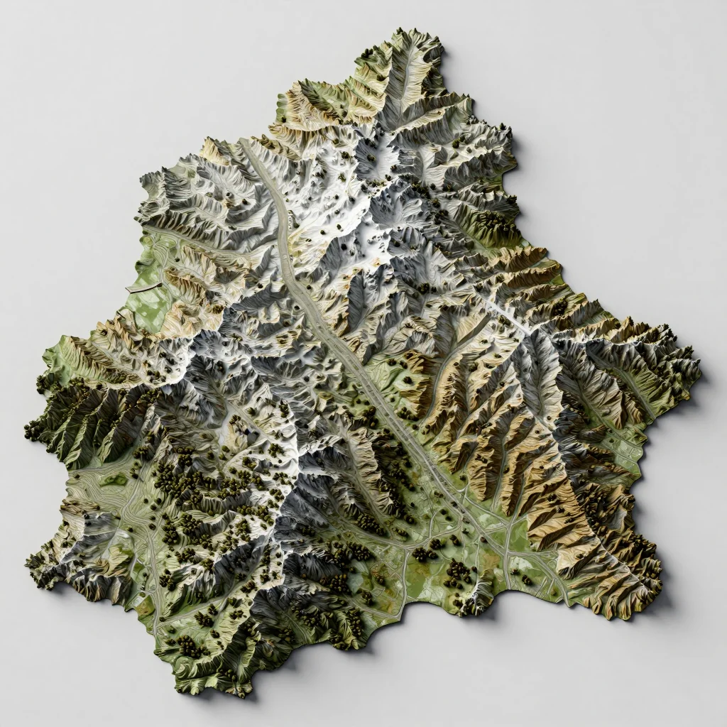 la Massana, Andorra - Topographic Map la Massana, Andorra Topographic Map