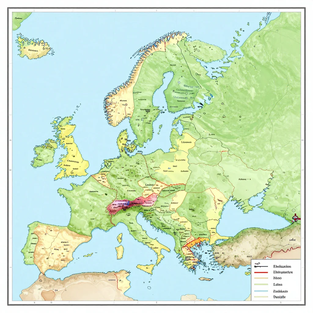 Lemland, Aland Islands Political Map