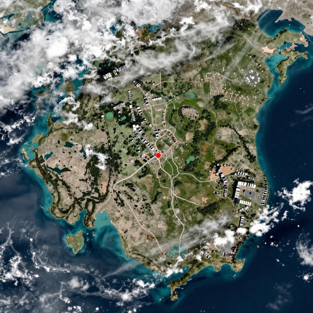 Lemland, Aland Islands Satellite View