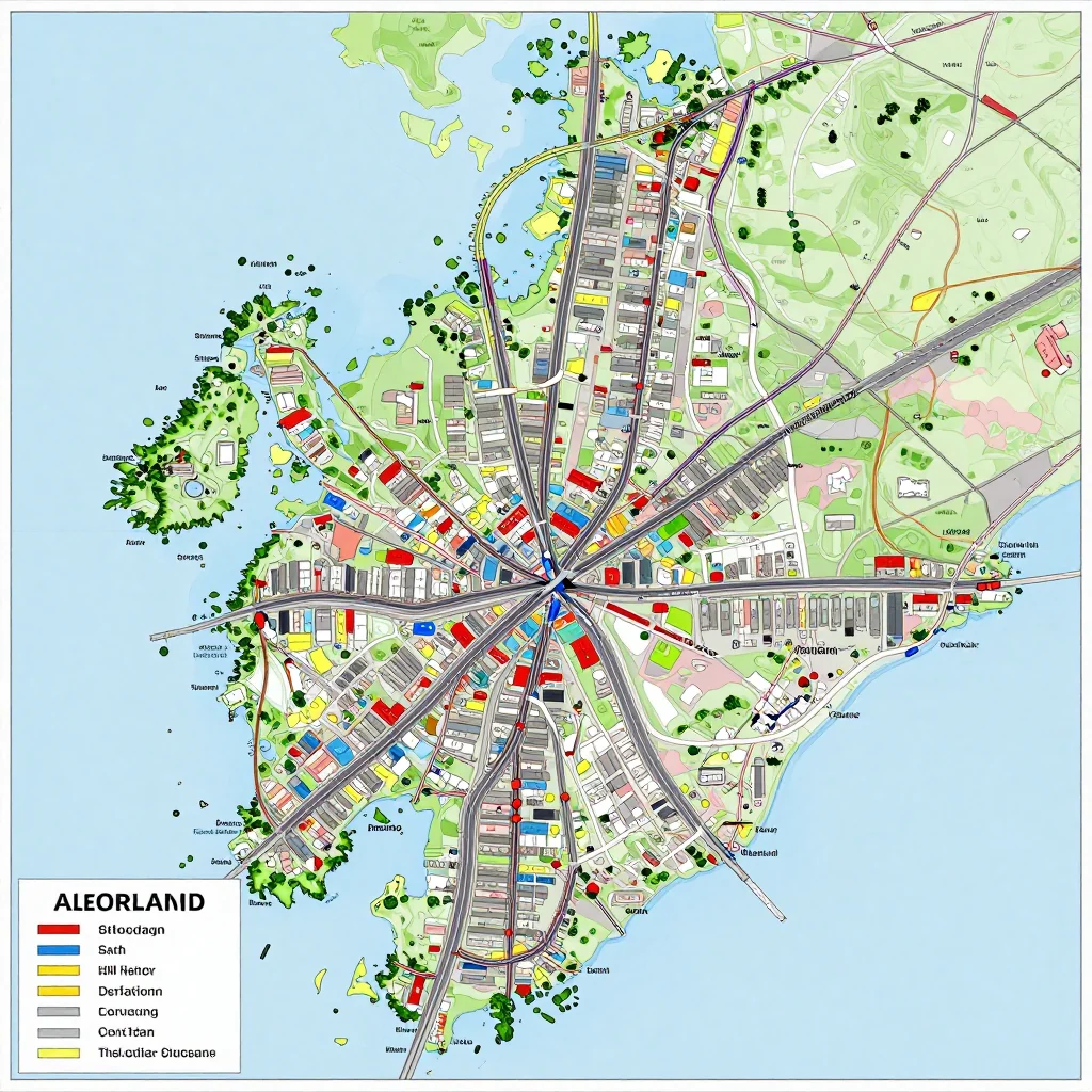 Lemland, Aland Islands Street Map