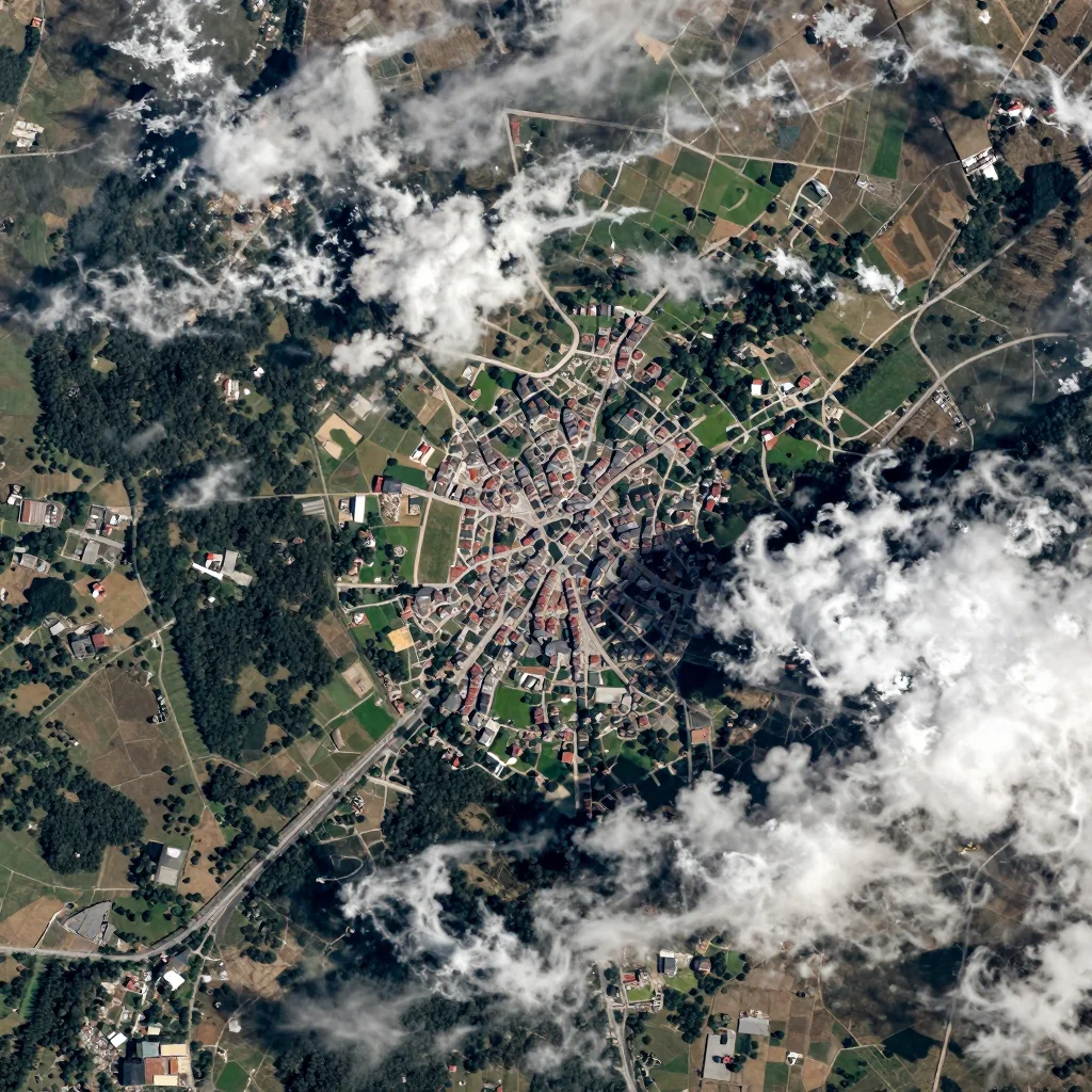 les Escaldes, Andorra Satellite View