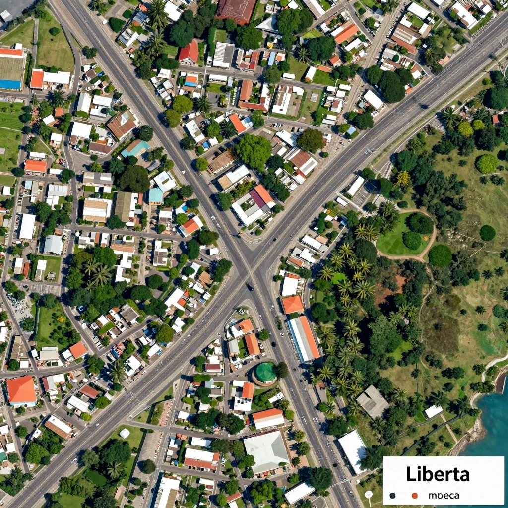 Liberta, Antigua and Barbuda Street Map