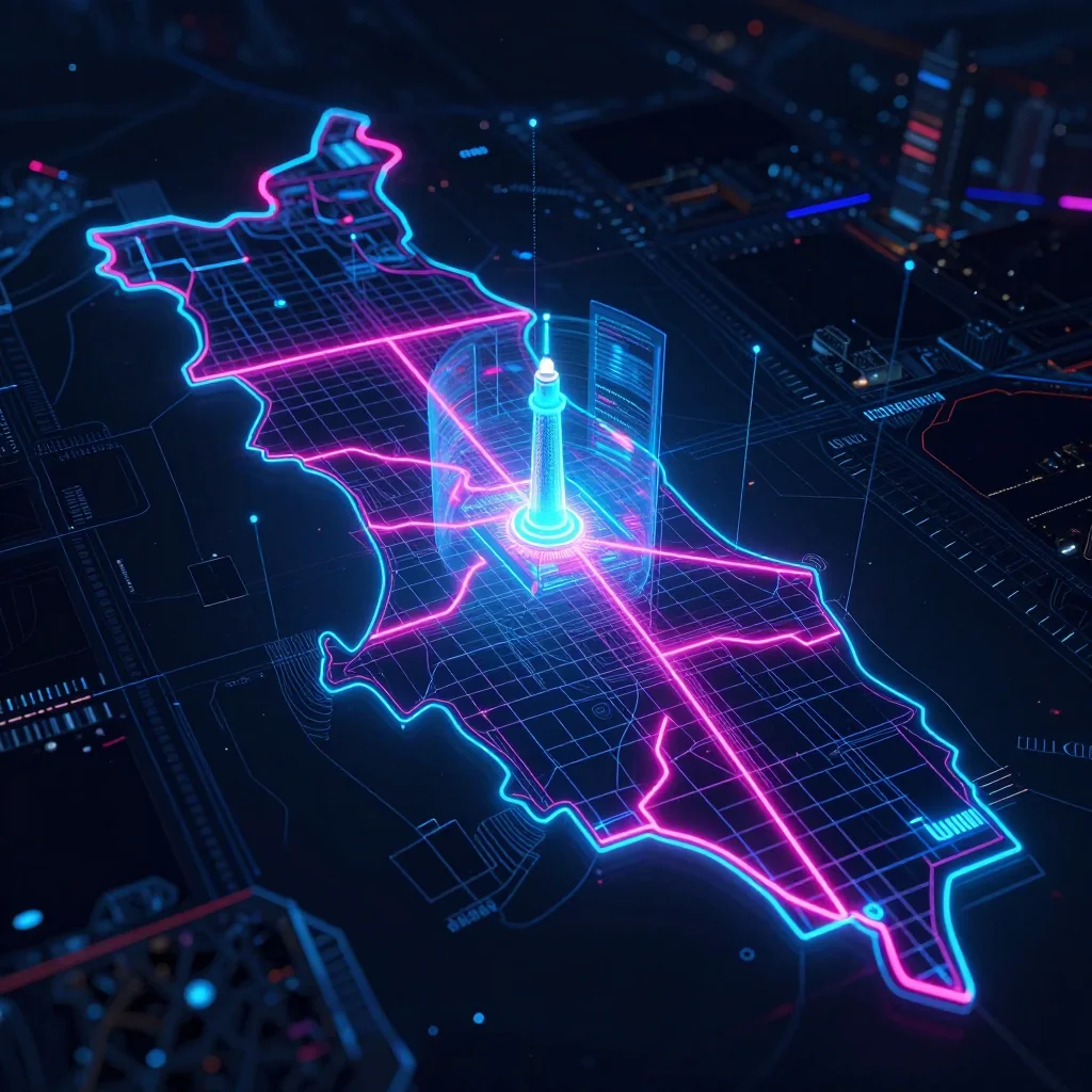 Madīnat ‘Īsá, Bahrain Cyberpunk Map