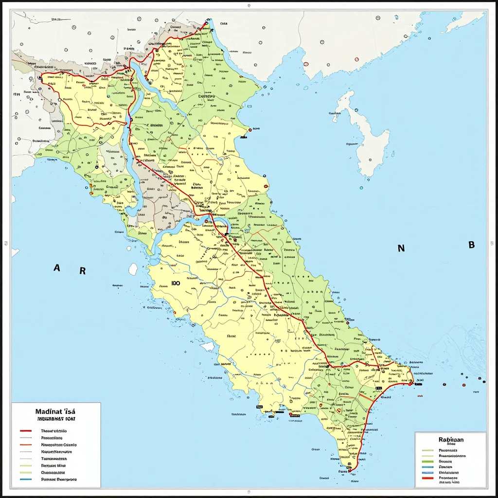 Madīnat ‘Īsá, Bahrain Political Map