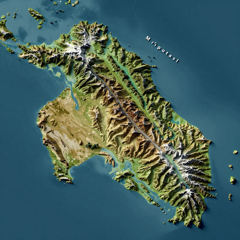 Maʻoputasi, American Samoa - Topographic Map Maʻoputasi, American Samoa Topographic Map