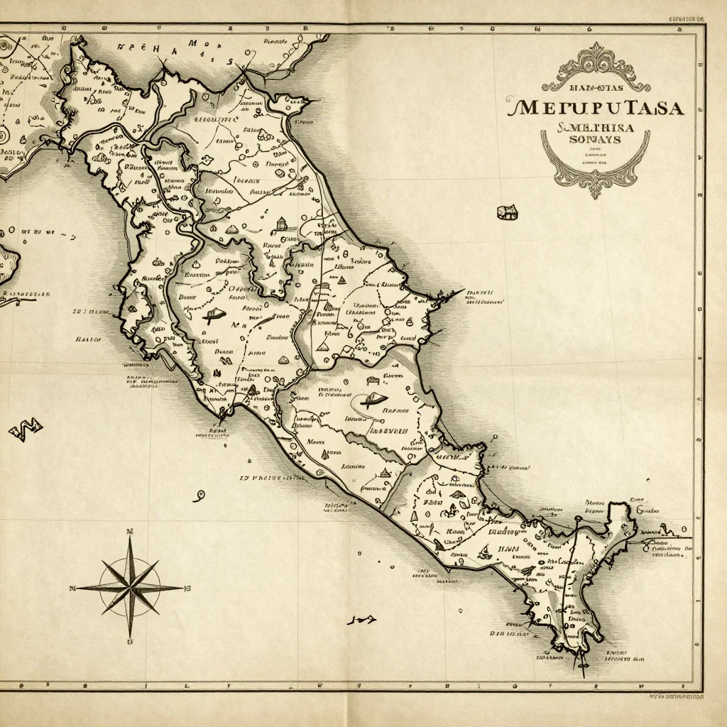 Maʻoputasi, American Samoa Vintage Map