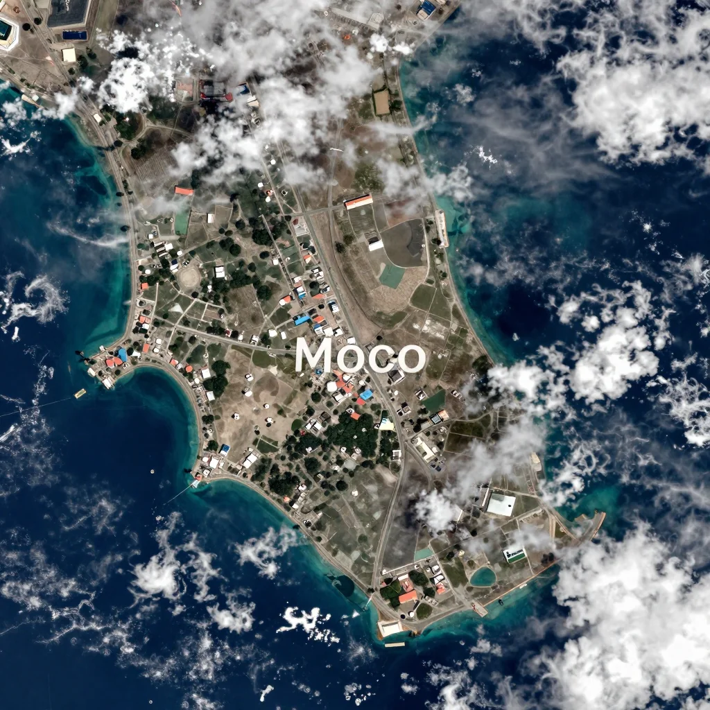 Moco, Aruba - Satellite Image Moco, Aruba Satellite View