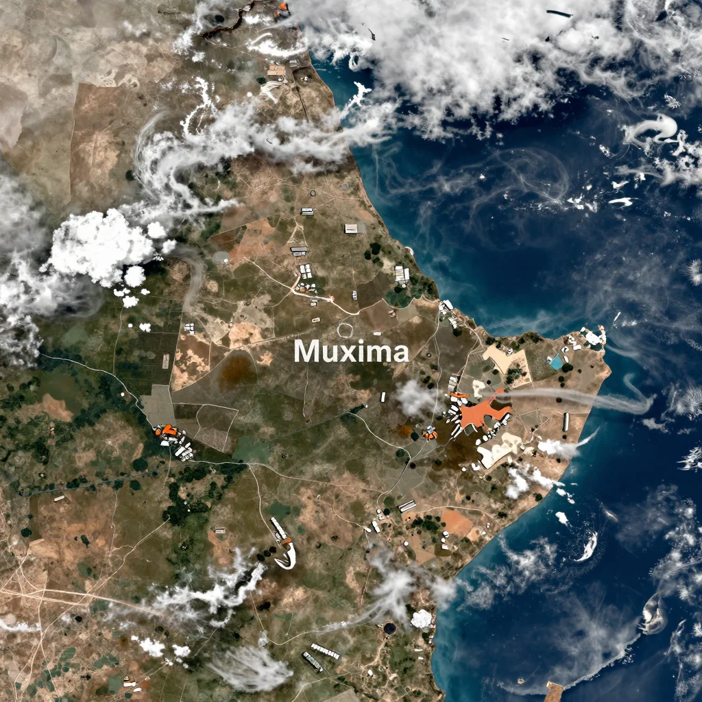 Muxima, Angola Satellite View