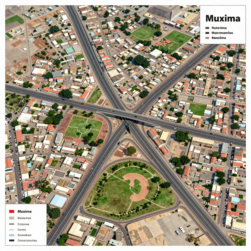 Muxima, Angola Street Map