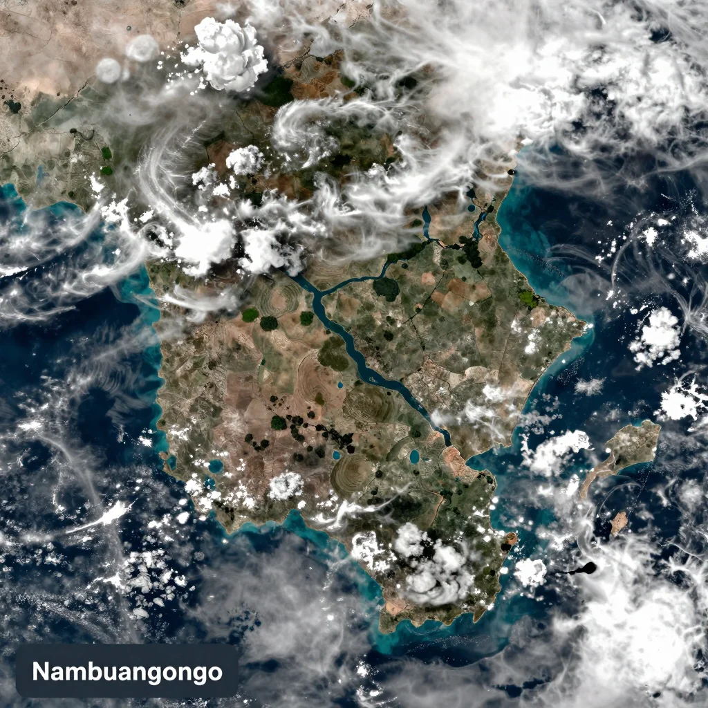 Nambuangongo, Angola Satellite View