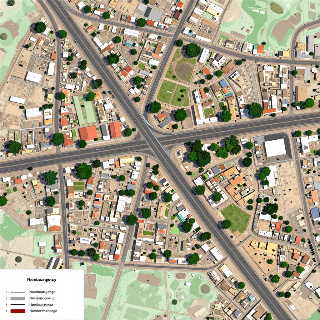 Nambuangongo, Angola Street Map