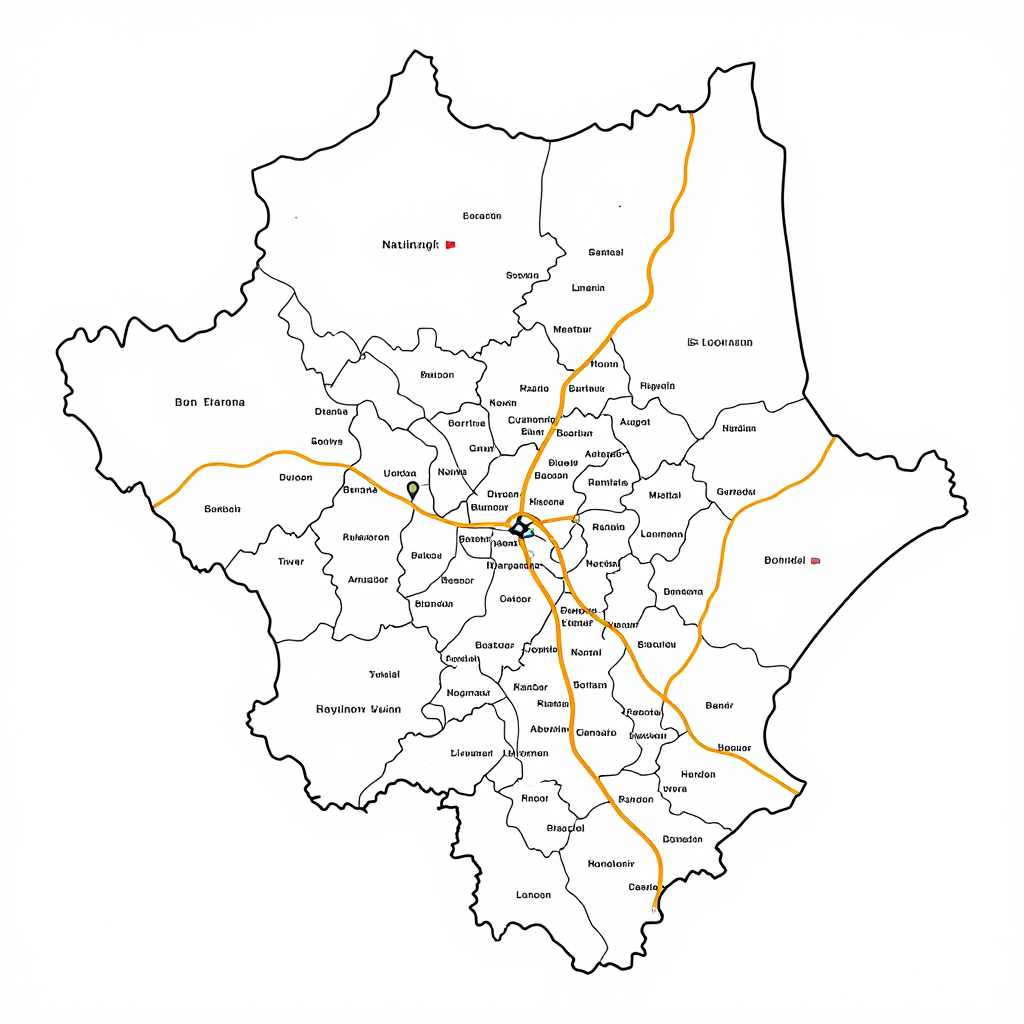 Political map showing borders, administrative divisions, major cities, and capital of Natitingou, Benin