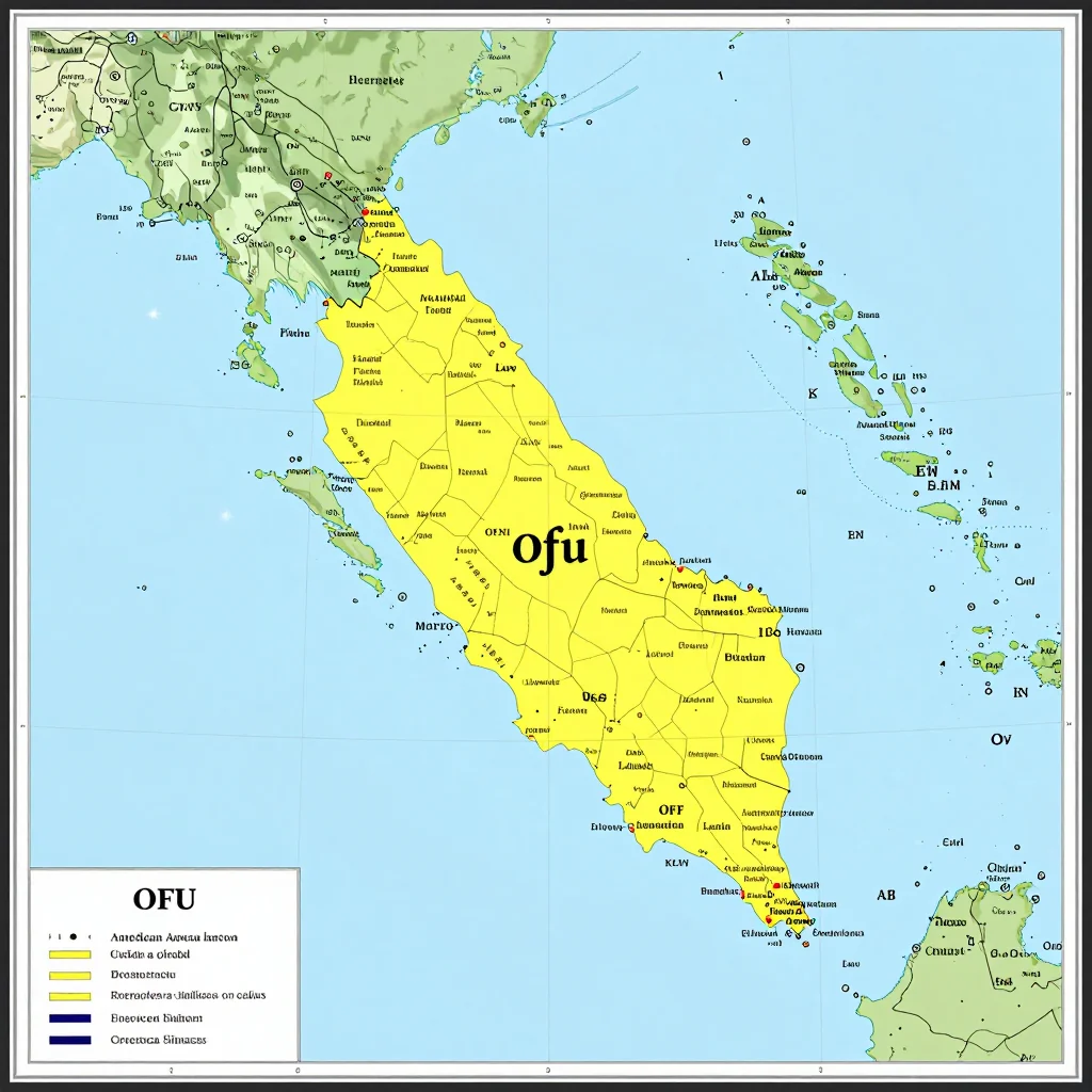 Ofu, American Samoa Political Map