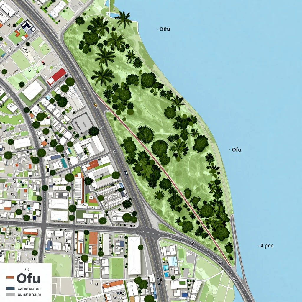 Ofu, American Samoa Street Map
