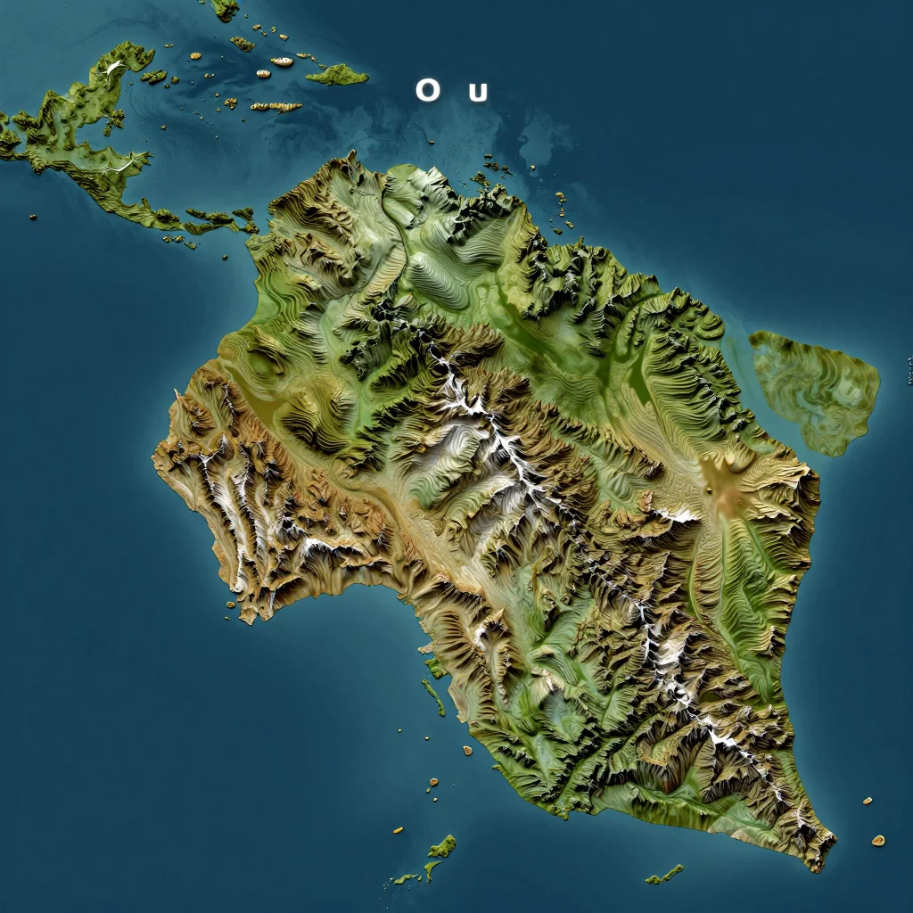 Ofu, American Samoa Topographic Map