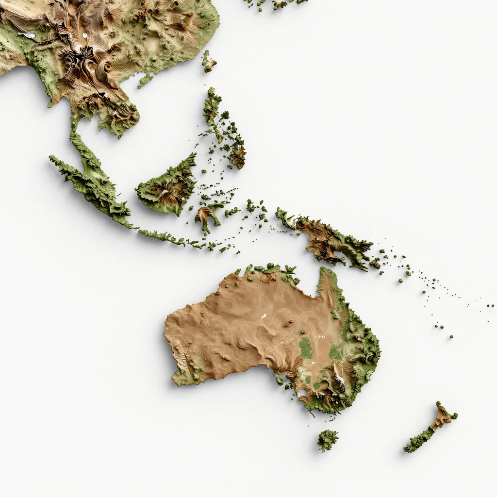 Ofu, American Samoa 3D Topographic