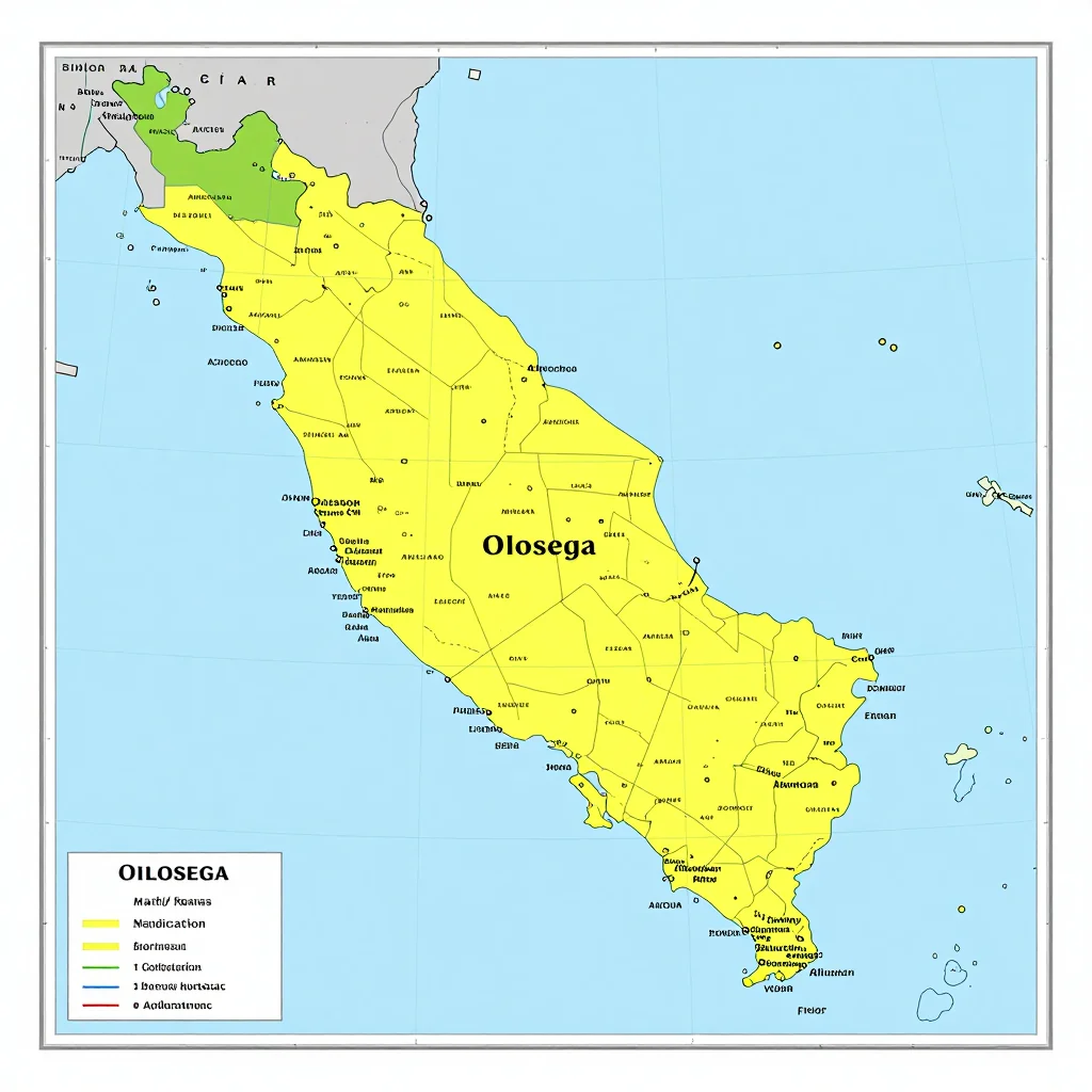 Olosega, American Samoa Political Map