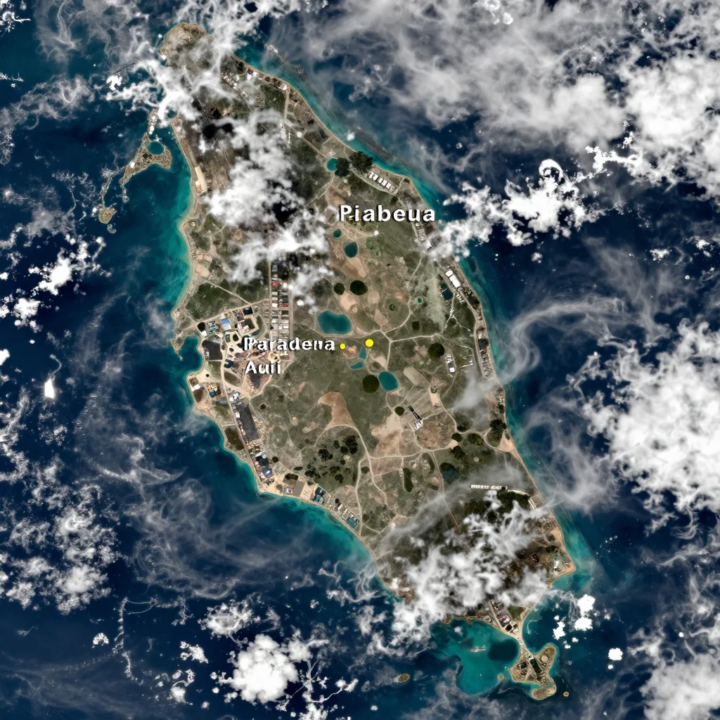 Paradera, Aruba Satellite View