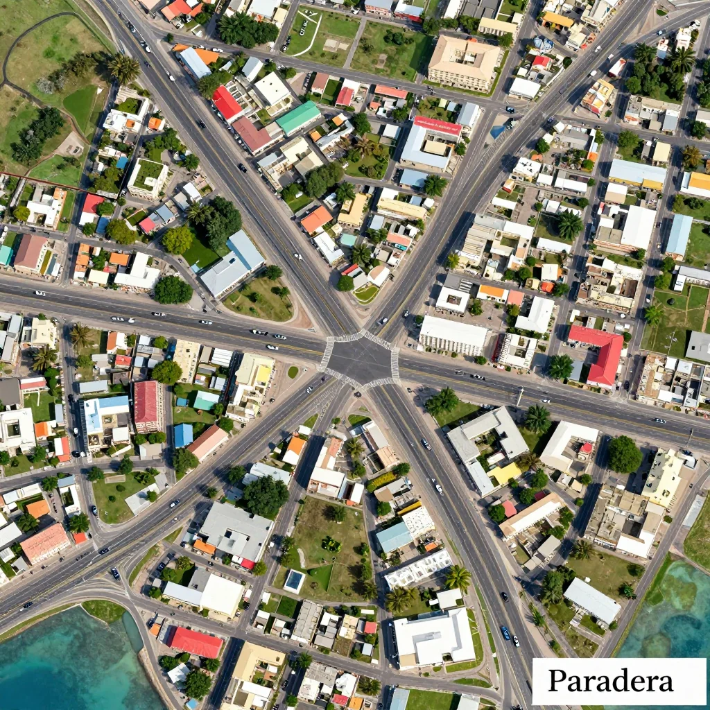 Paradera, Aruba Street Map
