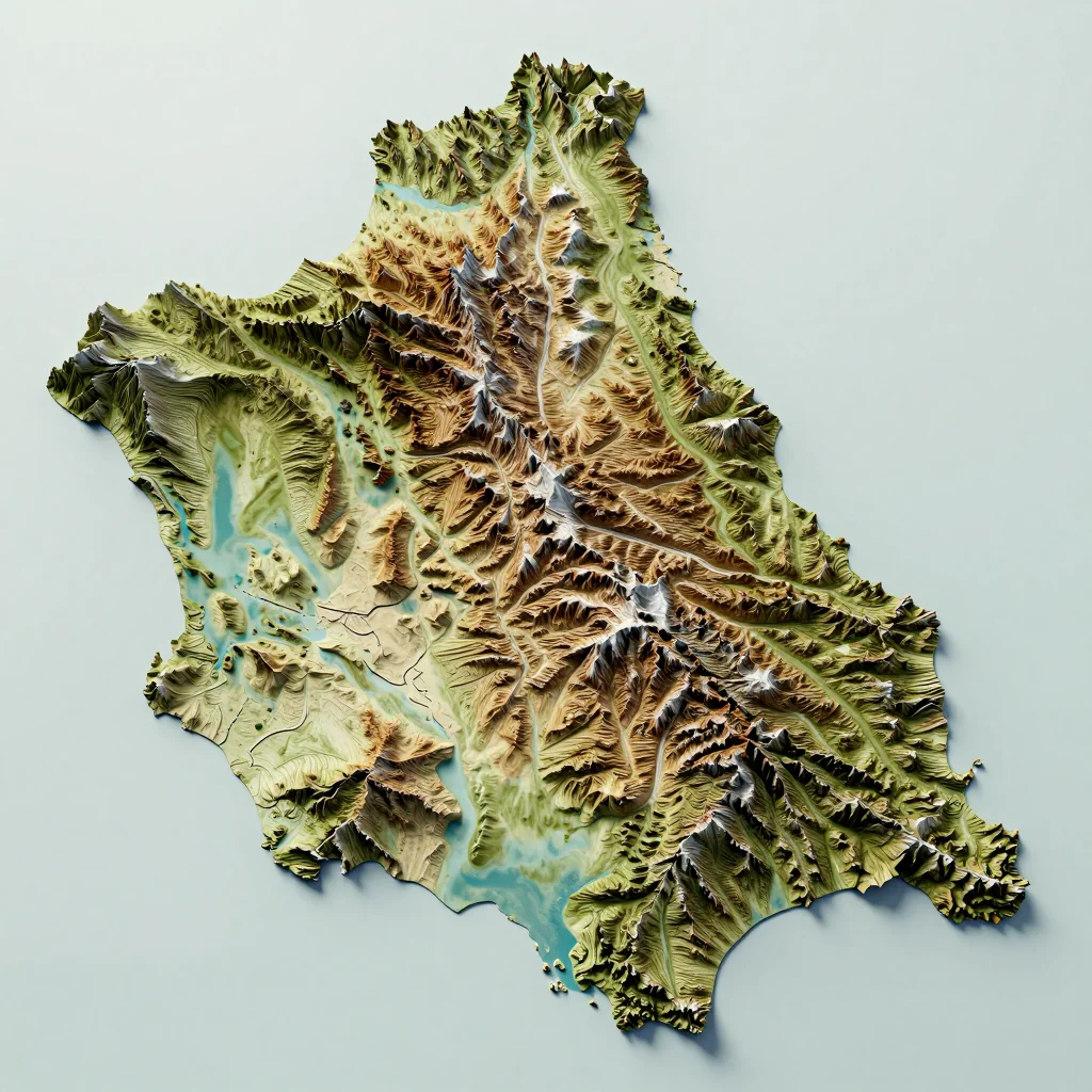 Paradera, Aruba Topographic Map