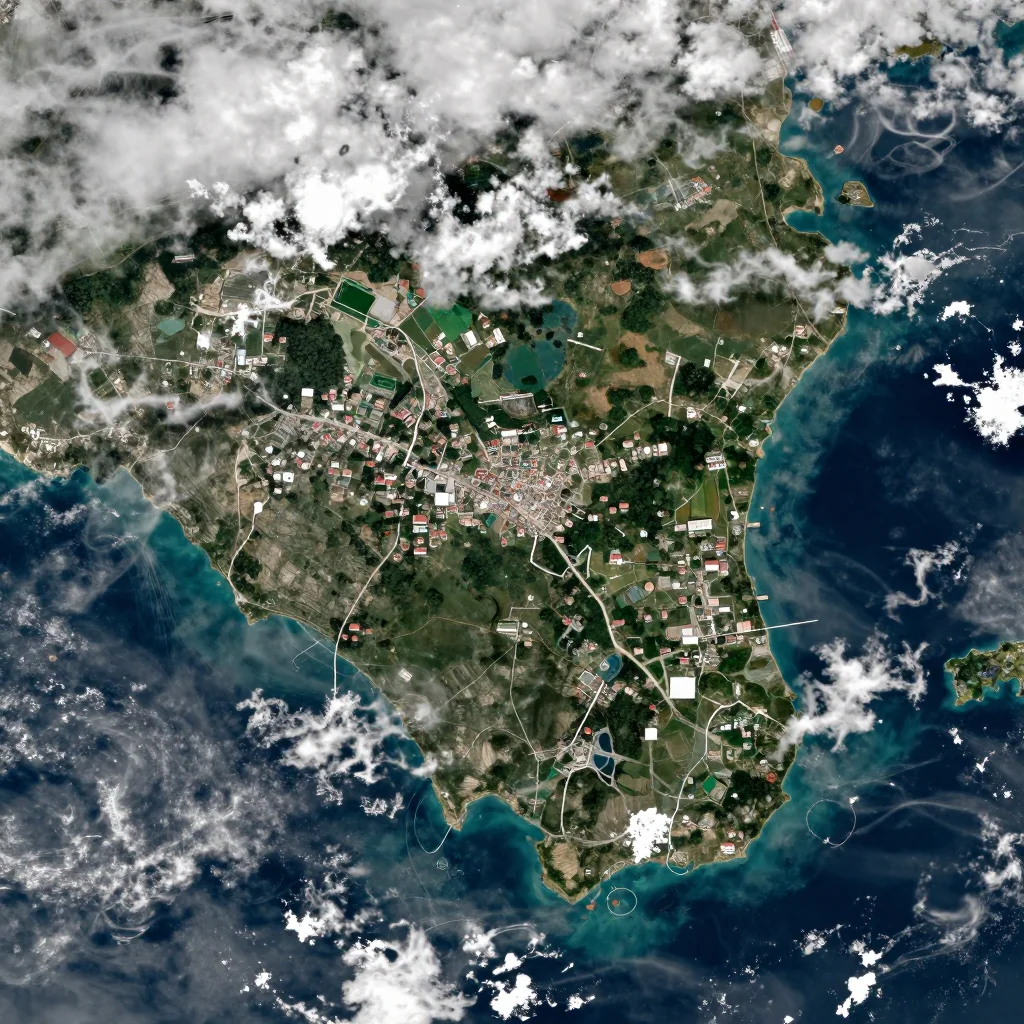 Parham, Antigua and Barbuda Satellite View