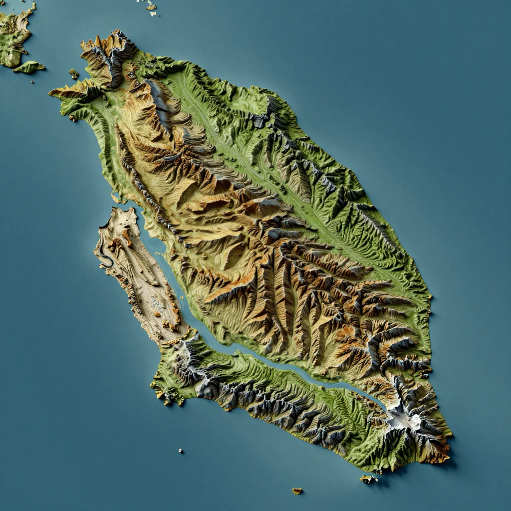 Parham, Antigua and Barbuda Topographic Map