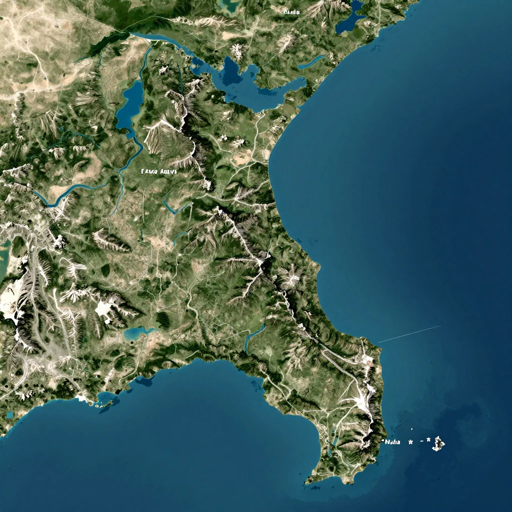 Pos Chiquito, Aruba Physical Geography Map