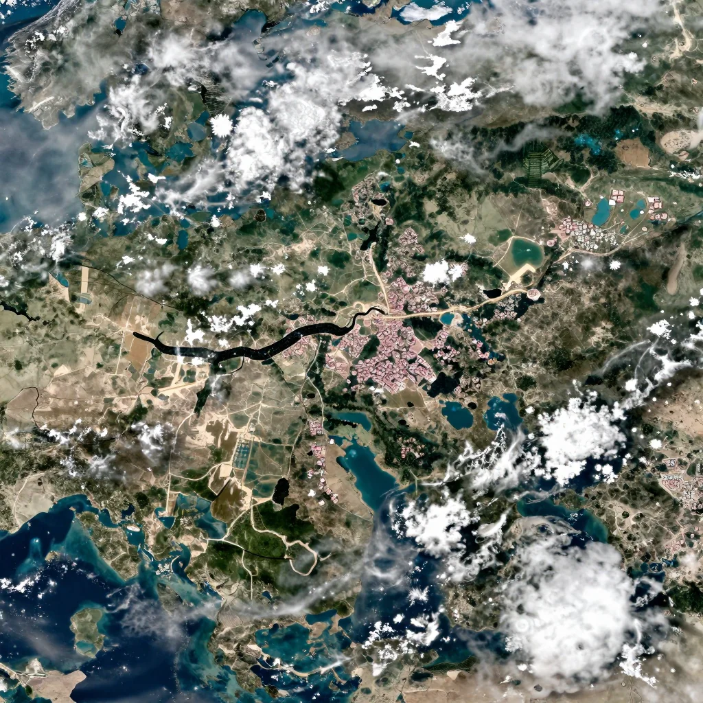 Rrethi i Beratit, Albania - Satellite Image Rrethi i Beratit, Albania Satellite View