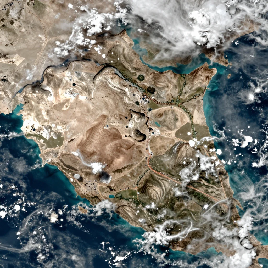 Rāghistān, Afghanistan Satellite View