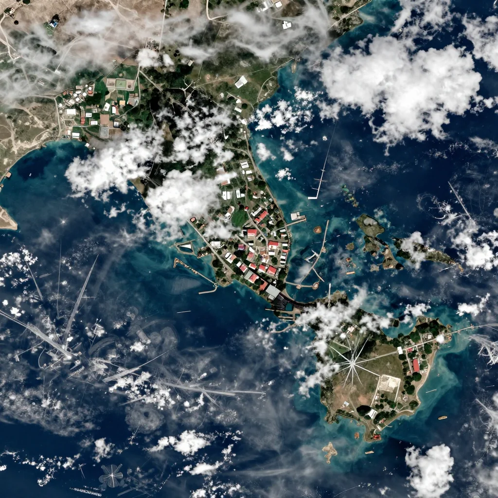 Saint John’s, Antigua and Barbuda Satellite View