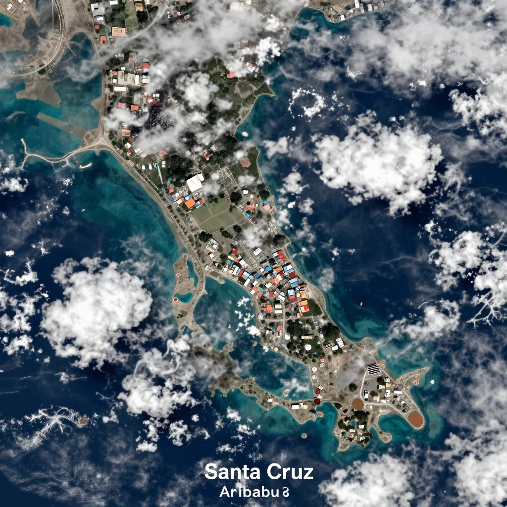 Santa Cruz, Aruba - Satellite Image Santa Cruz, Aruba Satellite View