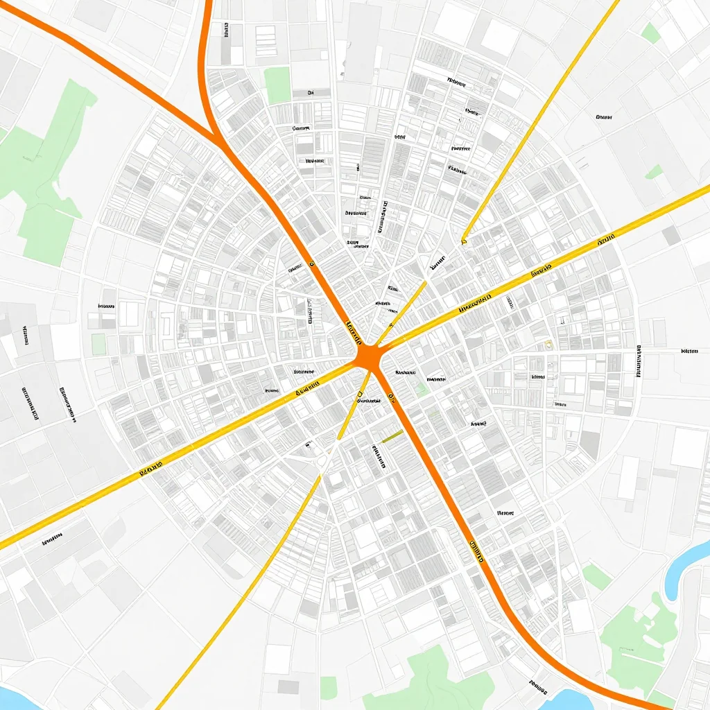 Detailed street map showing roads, highways, neighborhoods, and urban layout of Shipyard, Belize