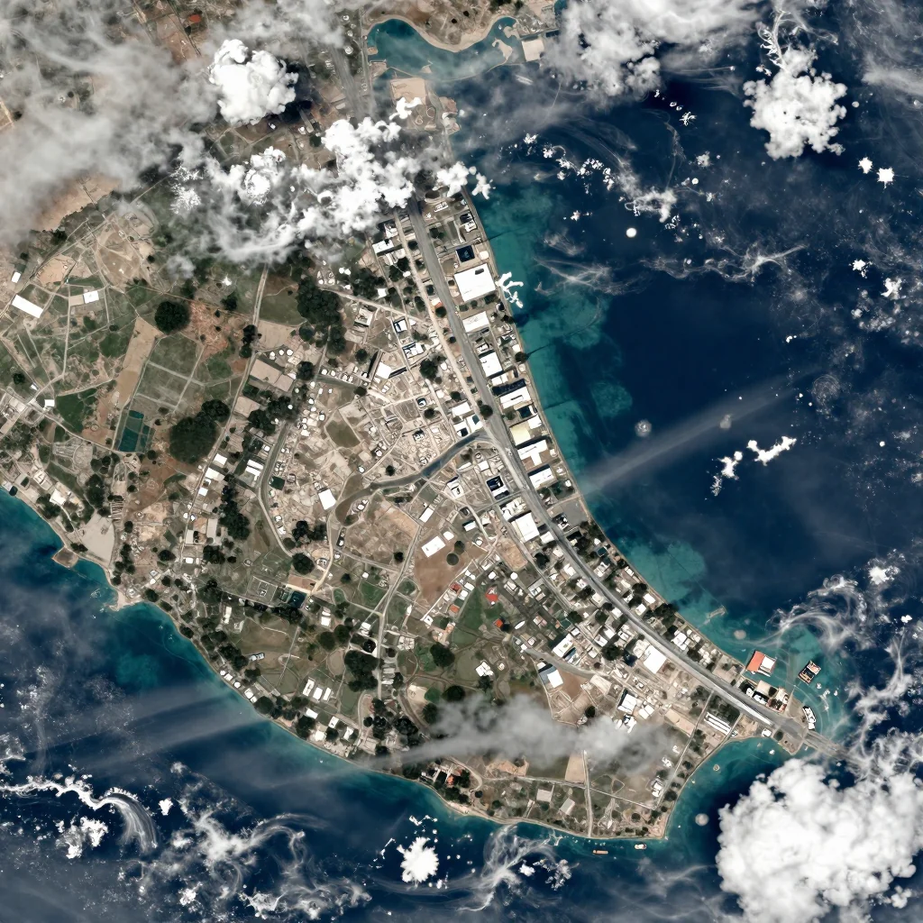 Sitrah, Bahrain - Satellite Image Sitrah, Bahrain Satellite View