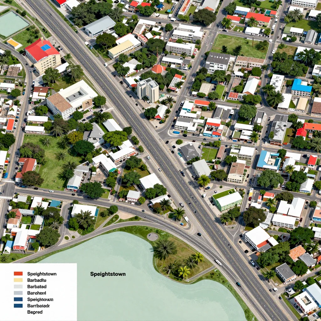 Speightstown, Barbados Street Map