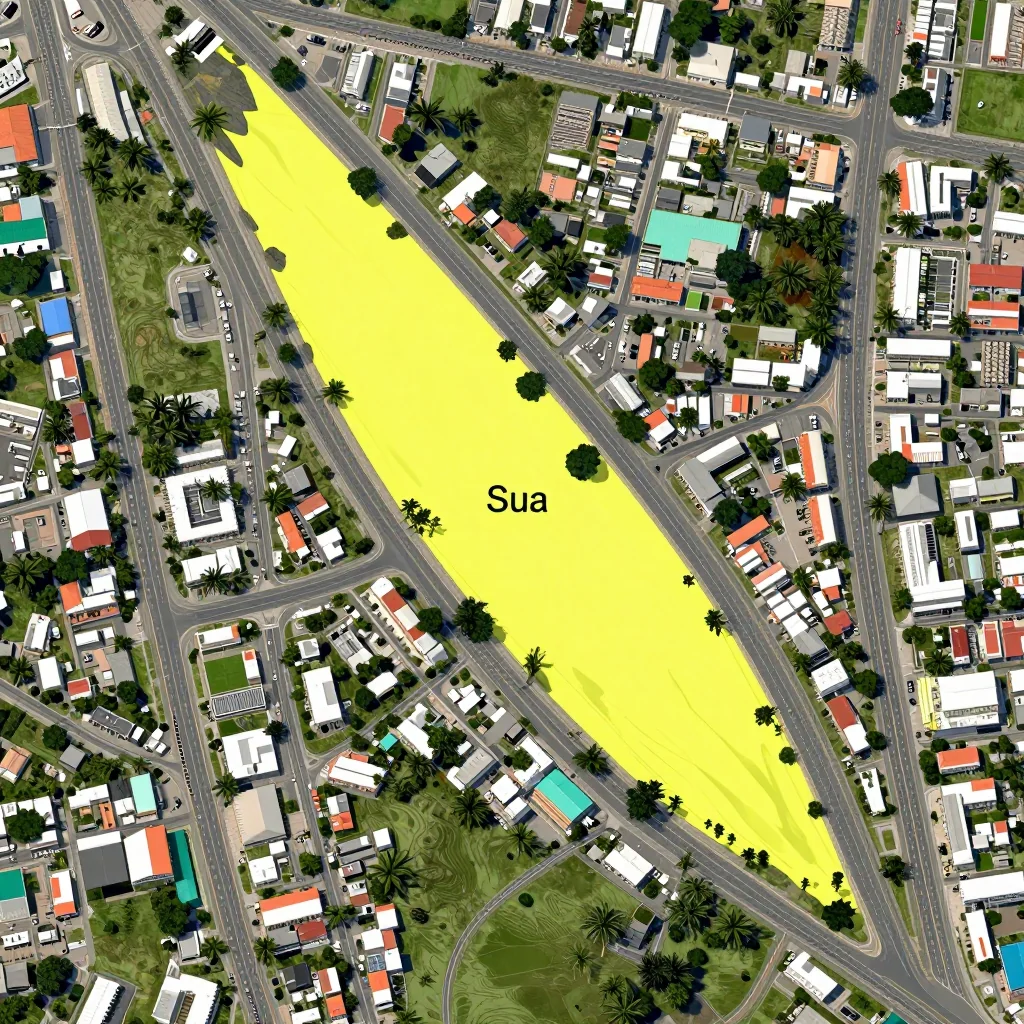 Sua, American Samoa Street Map